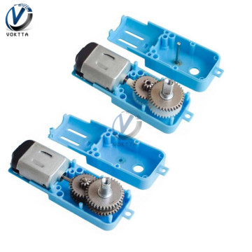 DC 3/6V 1:90 Metal Gear Motor Full/Half Metal Single Axis Gear Motor Brushless DC Motor Robot Intelligent Vehicle Speed Reducer