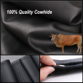 APPDEE Black Genuine Leather Hand-stitched Car Steering Wheel Cover for Suzuki Jimny
