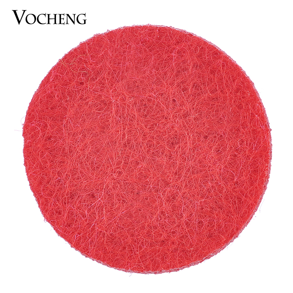 20pcs/lot 15mm Felt Pads Colorful Oil Pad for 25mm Aromatherapy Pendant Perfume Diffuser Locket Accessories 15 Colors VA-379*20