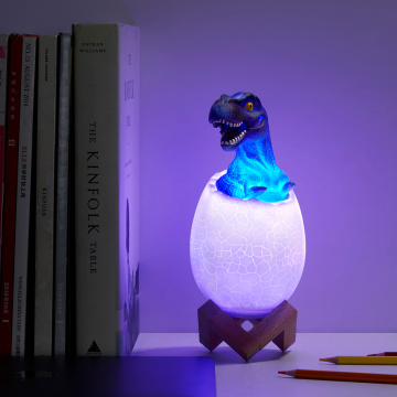 3D Printing Dinosaur Egg Lamp Touch Sensor LED Night Light Bedside Lamp Pat Remote Control Rechargeable Table Lamp For Child