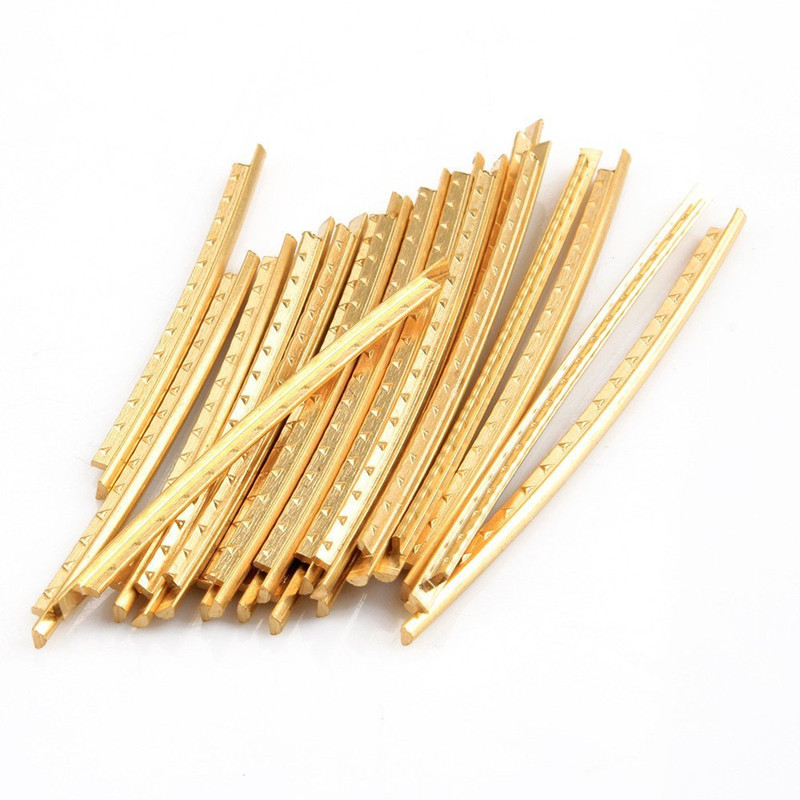 Guitar Fret Wire Brass Metal Golden Classic Alloy Replacement 2mm 1.7mm Stringed Instruments Guitar Parts Accessories