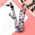 1pc/10pcs 6styles Small Fresh Leaves Neck Strap Lanyards for keys ID Card Gym Mobile Phone Straps USB badge holder DIY Hang Rope