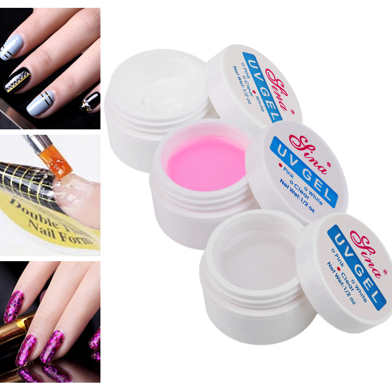 15ml Nail Extension Glue UV Phototherapy Nontoxic Durable Shining Nail Gel Nail Art Decoration Accessories Supplies TSLM1