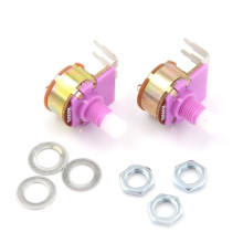 2pcs/lot Promotion Potentiometer WH149 Single Unit With Switch/ 500K Adjustable Resistance/ Electronic Component 15mm