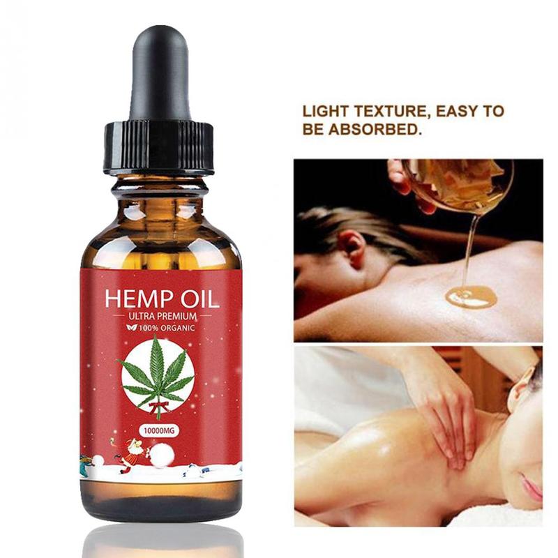 10000mg CBD Organic Essential Oil Hemp Seed Oil Herbal Drops 30ml Hemp Oil Body Relieve Stress Oil Skin Care Help Sleep