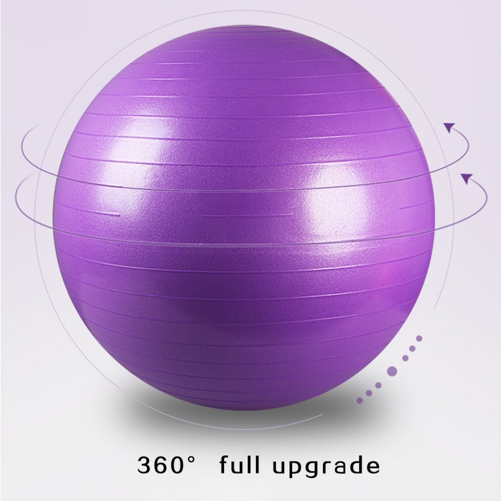 WorthWhile Gym Yoga Balls Pilates Fitness Exercise Balance Ball Workout Training Powerball Equipment Accessories 55cm 65cm 75cm