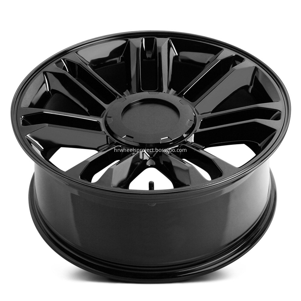 Cadillac Escalade Platinum Replica Wheels Gloss Black Laydown