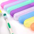 1pcs Palstic Toothbrush Case Travel Walking Camping Toothbrush Box Dust-proof Case Container Organizer Color Random