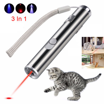 Mini red laser pointer USB rechargeable 3 in 1