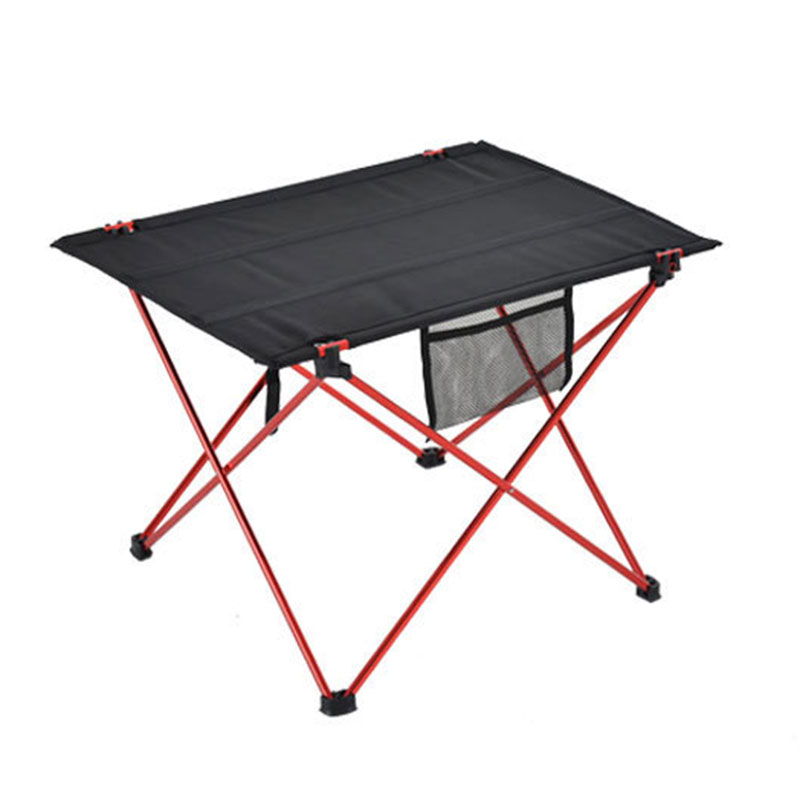 Outdoor Furniture Table Red Folding Camping Table Light Color Weight Ultralight Desk Fishing Tables Modern Foldable Furniture