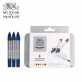 Winsor & Newton Watercolor Marker Pen Set Soft Water Colour Brush Markers 6 Colors 12 Colors Cotman Ink