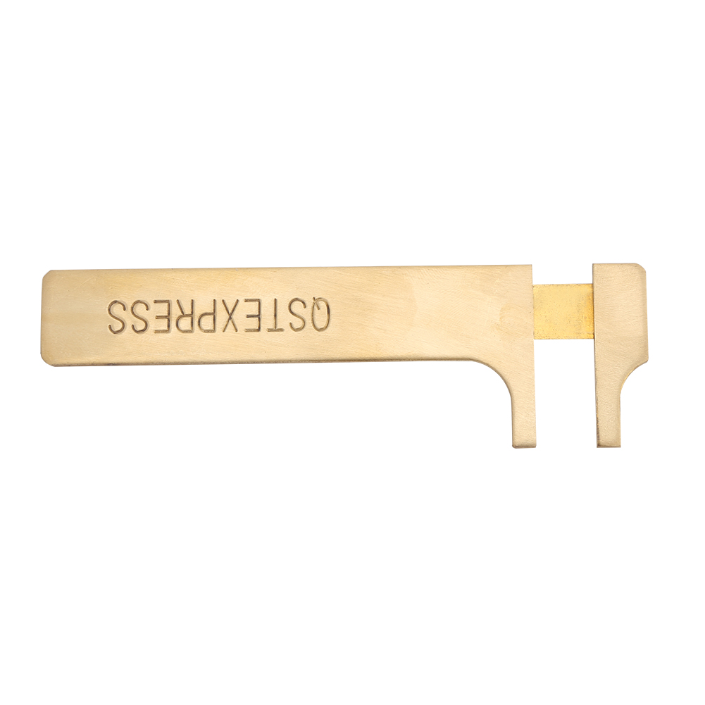 1pcs Brass Sliding Gauge Vernier Caliper Ruler Measuring Double Scales Mm/Inch Marking Gauging Ruler Measuring Instrument Tool