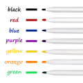 1PCS Water Color Pens School White Board Nevera Marker Pen Magnetic Whiteboard Dry Wipe Eraser Rubber Brush Fridge Magnets