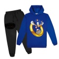 2020 Fall Autumn Boys Clothing Sets Kids Sonic The Hedgehog Hoodies Pants 2Pcs Suits Toddler Girls Outfits Sport Suits