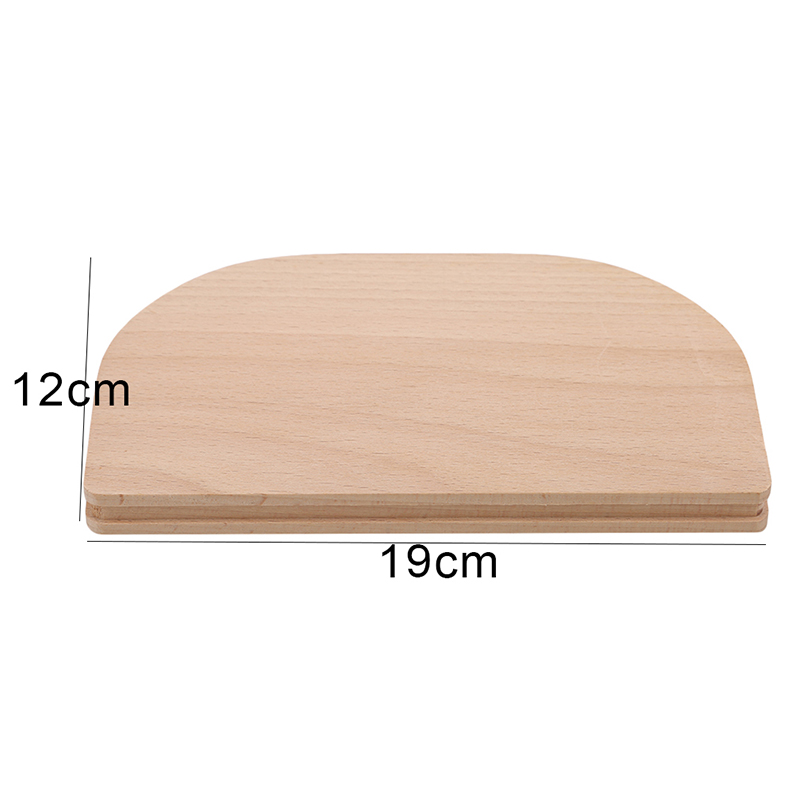 Zipper Installation Assistant Leather Craft Tool Wooden DIY Leather Craft Upper Zipper Correction Template Hand Craft Tool