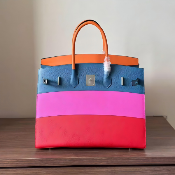 Fashionable Leather Patchwork Tote