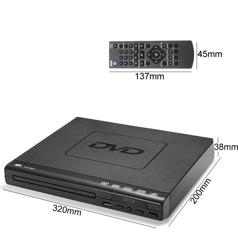 Professional 110V-240V USB Multiple DVD Player ADH DVD CD SVCD VCD Disc Player Home Theatre System With Romote Control