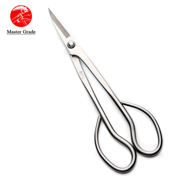 Master Grade 180 Mm Long Handle Forged Bonsai Scissors Made By 5Cr15MoV Alloy Steel From TianBonsai