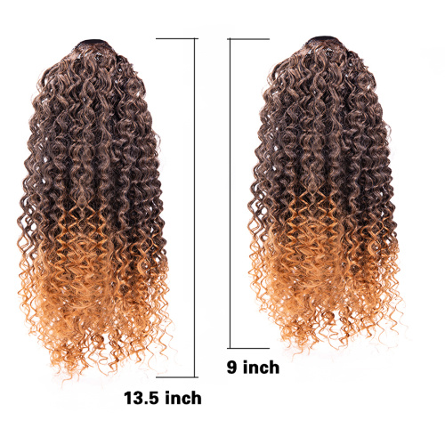 Afro Kinky Curly Ombre Drawstring Synthetic Ponytails Supplier, Supply Various Afro Kinky Curly Ombre Drawstring Synthetic Ponytails of High Quality