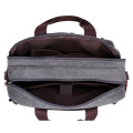 Canvas 17" laptop backpack Male Shoulder Laptop bag 14 15 15.6 17.3 inch Female stylish large 3 in 1 Notebook bag Black Gray