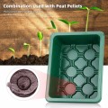4# 10-pack Seed Starter Trays Seedling Tray (12 Cells Per Tray) Humidity Adjustable Seeds Nursery Tool Peat Pellets Seeds Start