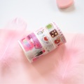 4 pcs/pack Teenage Love Pink Set Washi Tape DIY Scrapbooking Sticker Label Masking Tape School Office Supply