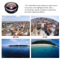 APEXEL optic phone lens HD 170 degree super wide angle lens Camera optical Lenses for iPhonex xs max xiaomi all smartphone