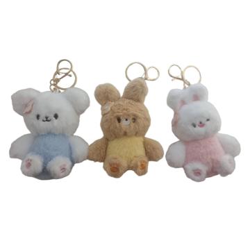 Cartoon Cute Plush Toys with Keychain