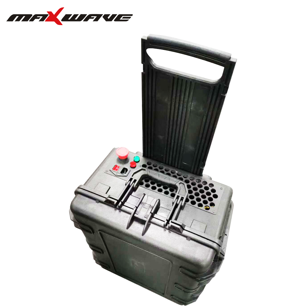 Backpack 50W Laser Cleaning Machine Metal Painting China Power Building Sales Coil Energy Plant Feature Material