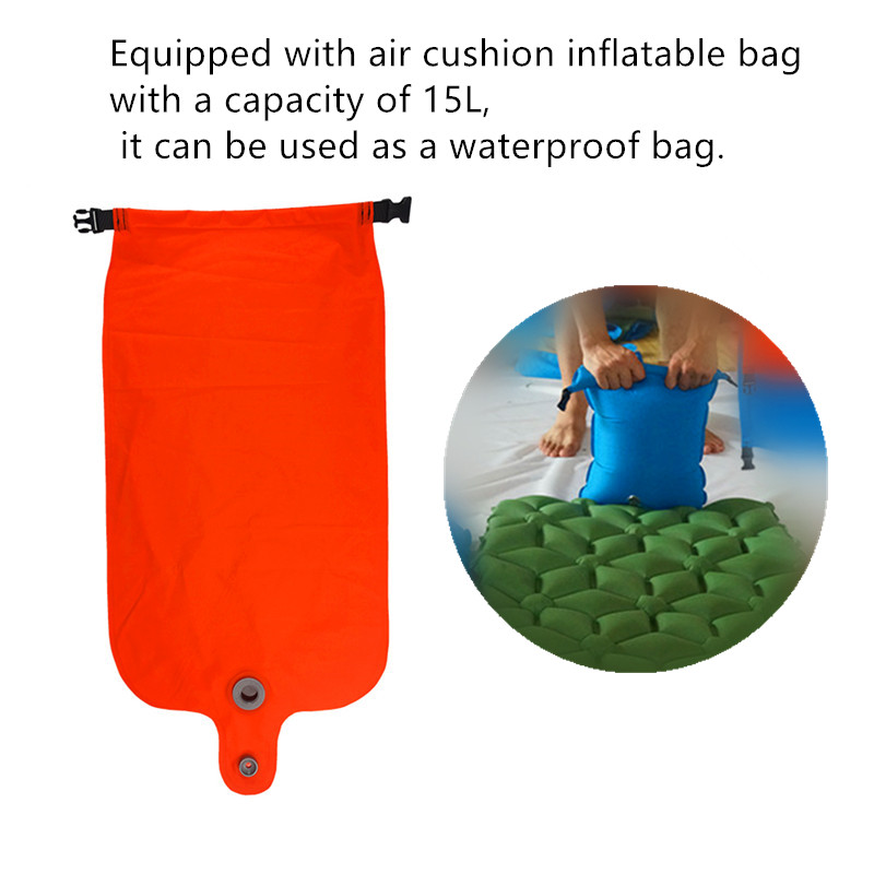 Ultralight Lightweight 2 Person Moisture-proof Air Mattress Nylon TPU Sleeping Pad Inflatable Mattress Camping Mat For mattress