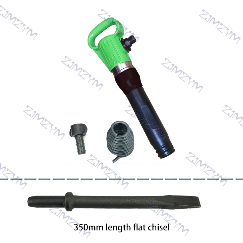 155mm Powerful Pneumatic Pick Handheld Gas Wind Shovel Small Air Hammer Rust Remover Cutting Drilling Chipping Pneumatic Tools