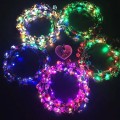 1pc Glowing Light Garland Headband Hair Accessories Bridal Wreath LED Headwear Princess Hairbands Wedding Party Birthday Gift