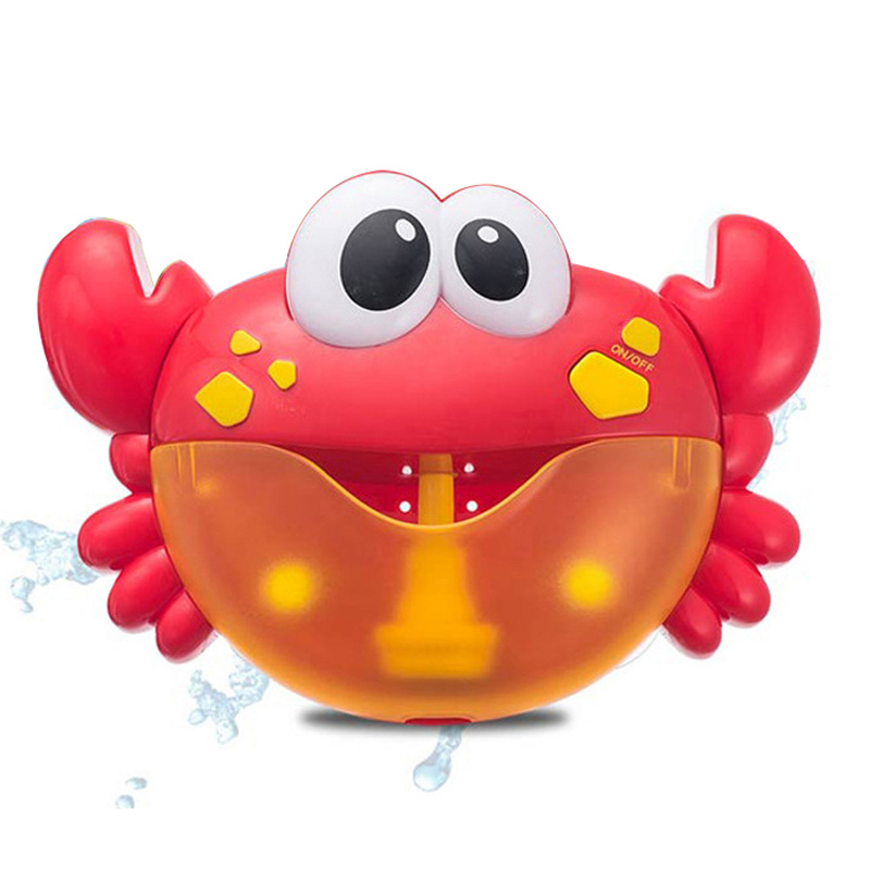 Breath In The Free Air Toad Crabs Bath Toy Baby Bubble Manufacturer Swimming Bath Machine Soap Toys For Children
