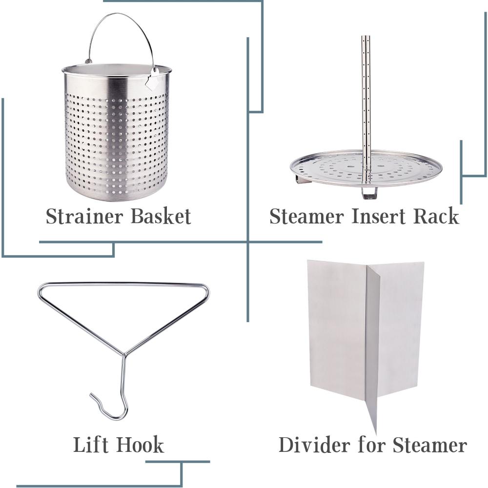 84QT Stainless Steel Stock Pot