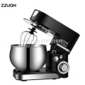 ZZUOM Food Processor 5l 1000w 6-Speed Kitchen Stand Mixer Commercial Spiral Dough Mixer Flour Bread Maker Machine