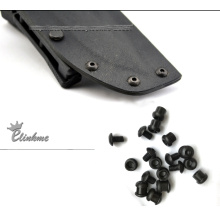 3.7mm Chicago Antirust CNC screws used for 2.0mm(0.08") Kydex Thermoplastic plank screw of knife scabbard Holster