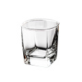 Creative Whisky Glass Euro-American Transparent Quadrangular Water Cup Bar Spirit Cup 280M Heat Resistant Tea Cup Juice Cup