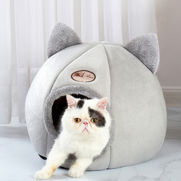 Designer Pet Bed Cave House Cat Ear Litter Mat Products Home Accessories Pour Chat Cozy Sleeping