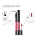 Pudaier 16 colors Matte Lip Liner Velvet Long Lasting Lipstick Pen Two In One Lip Gloss Pen Not Easy to Decolorize Lip Liner
