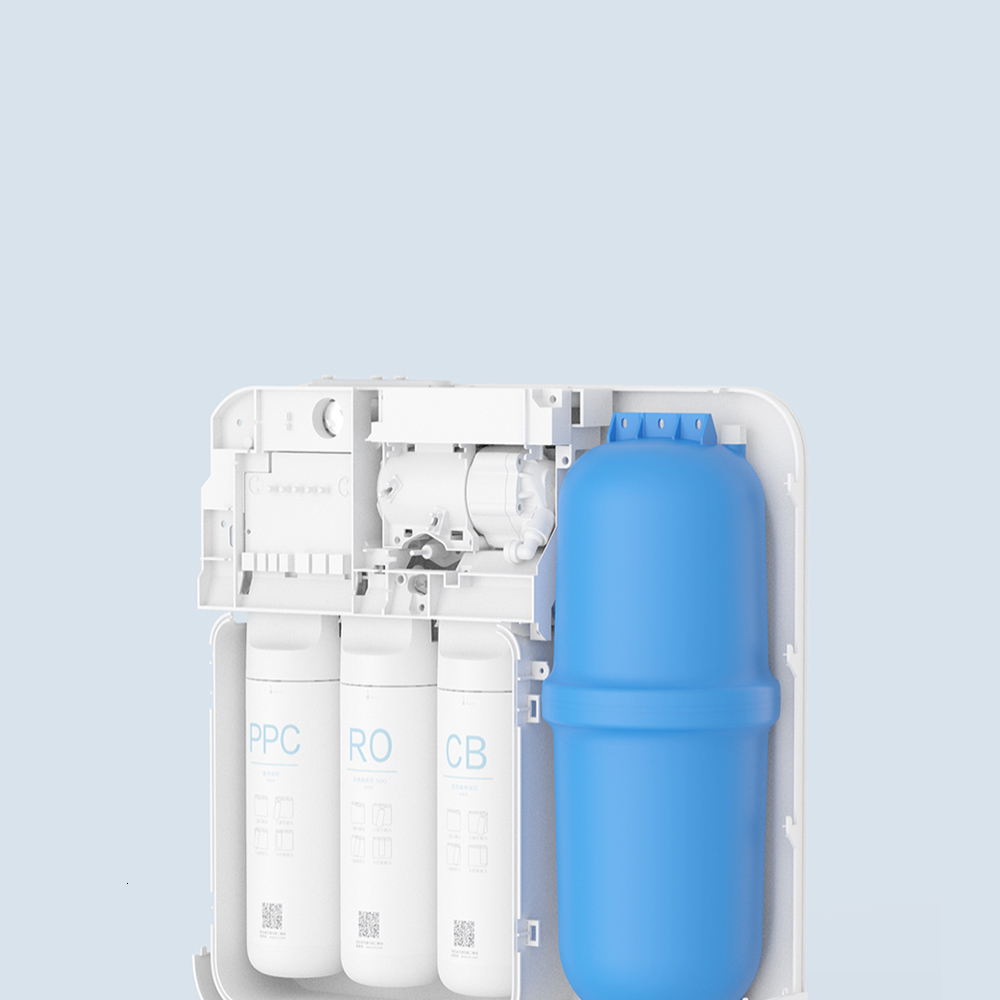 Xiaomi Water Purifier Reverse Osmosis Home Kitchen Water Filtration System App Control Water Quality Monitoring Filter