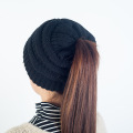 Brand Adult Knitted Horse Tail Caps Winter Wool Hat Cotton Fashion Knitted Hats Autumn for Women and Girls winter hats