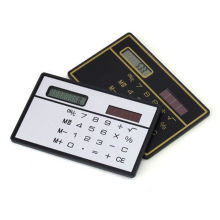 1pcs Mini Slim Card Handheld Calculator Solar Power Pocket 8-Digit Calculator Device Mathematics Teaching Students Stationery