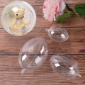 3Sizes DIY Bath Bomb Mold Plastic Clear Mould Reusable Eggs Shape Crafting Home Hotel Decor For Christmas Gift Bath Care Tool