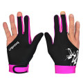 1Pcs Spandex Snooker Billiard Cue Glove Pool Left Hand Open Three Finger Accessory for Unisex Women and Men 5 Colors 7