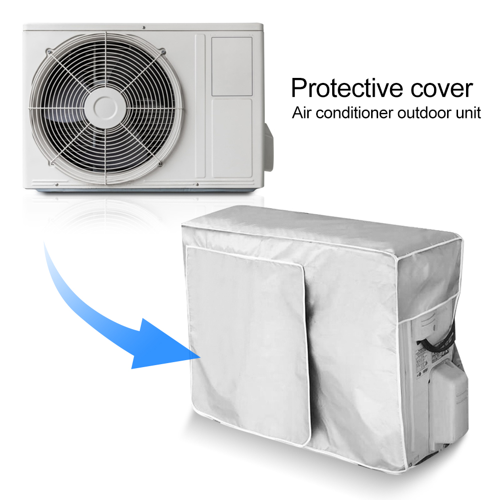 Outdoor Sun-proof Air Conditioning Cover Air Conditioner Washing Anti-dust Waterproof Cover Anti-Snow Cleaning bag Rainproof