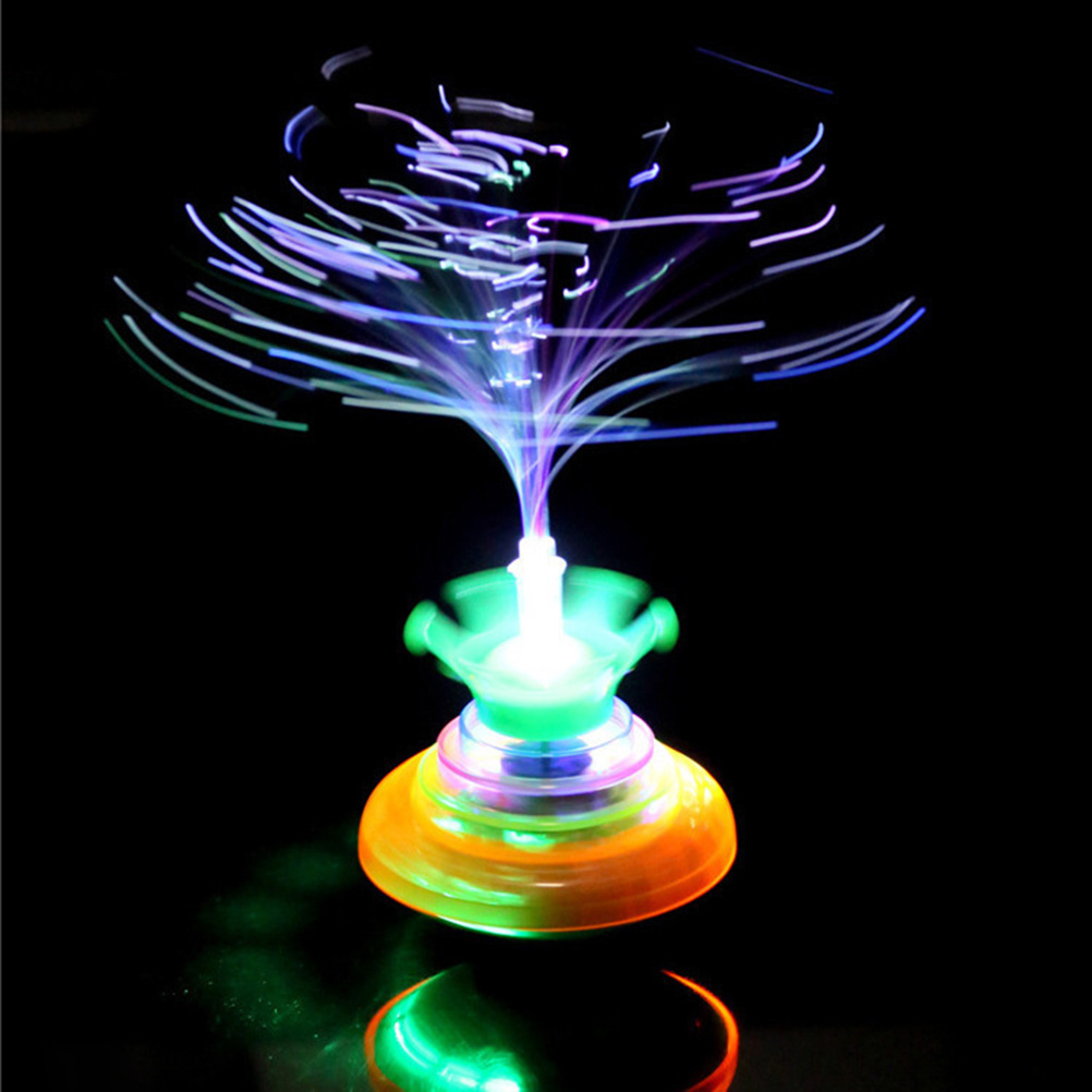 Random Color Music Light Spinning Top Toy Hand Spinning Gyro Toy Gift For Kids Gift Boy Colorful Flash Classic Electric Toys