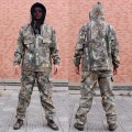 Men's Outdoor Camouflage Fishing Clothes Fishing Hoodie and Pants Men Hunting Clothes Fishing Clothing Camouflage Fishing Wears