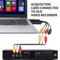 Multi-ports Mini Date Transfer Cable Easycap USB 2.0 TV Video Audio VHS to DVD HDD Converter Capture Card Adapter UP wire