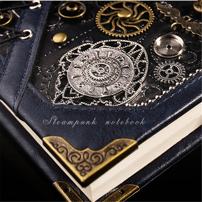 Steampunk Gear Retro Notebook Artwork Level Handmade Exquisite Novelty Gift 16 x 12cm