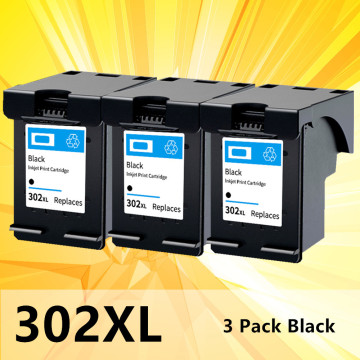 Black 302XL ink cartridge for HP 302 XL for hp302 For HP Deskjet 2130 2135 1110 3630 3632 Officejet 3830 3834 4650 printer